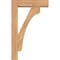 Ekena Millwork Legacy Block Smooth Bracket w/ Offset Brace, Western Red Cedar, 5 1/2"W x 20"D x 32"H BKT0604X20X32LEC05SWR - alternate 4